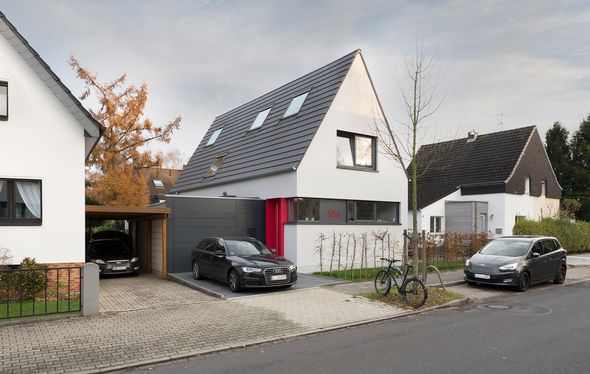 Einfamilienhaus Düsseldorf Wersten Ansicht Straße