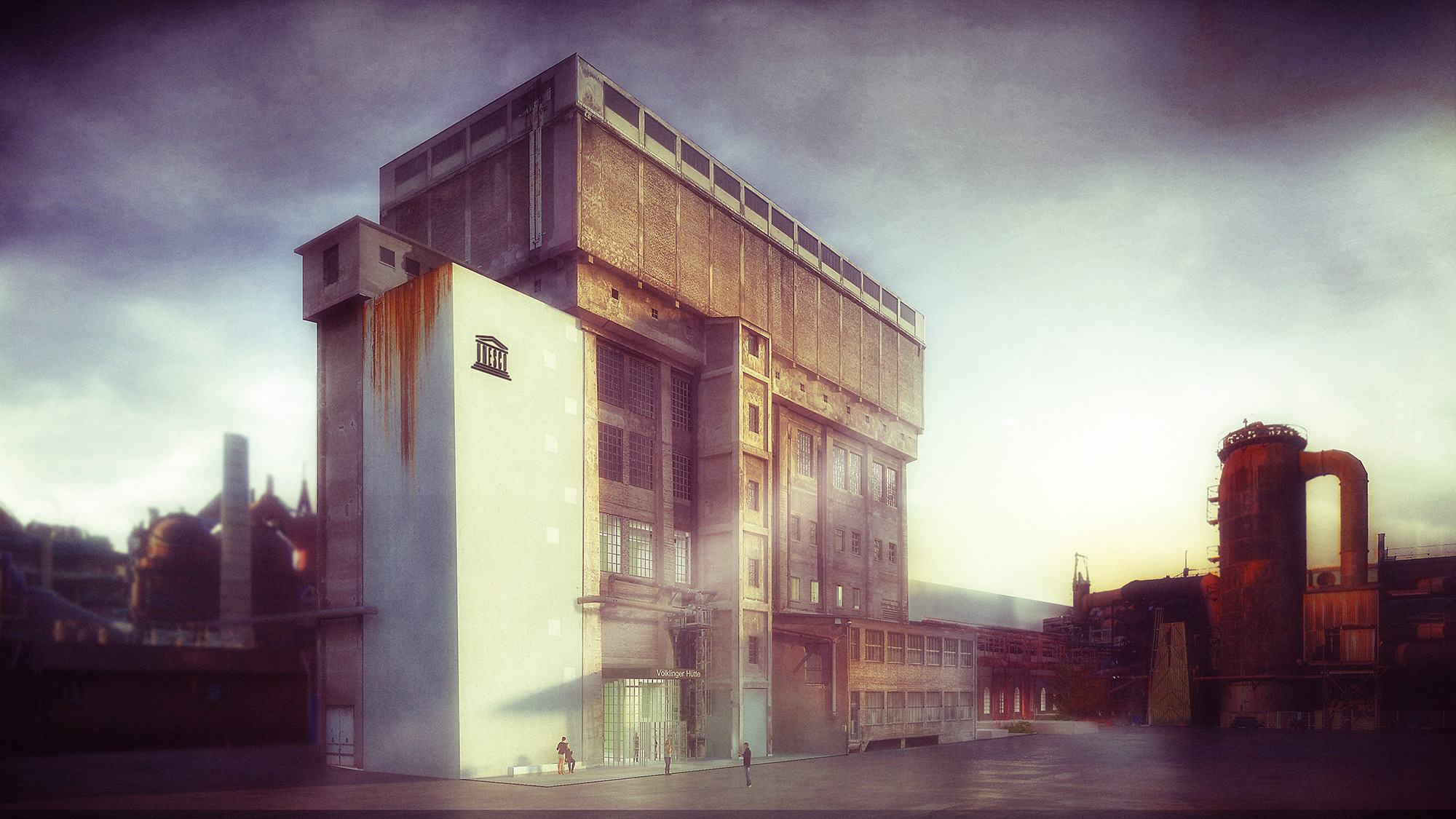 Besucherzentrum Weltkulturerbe Völklingen, Außenansicht